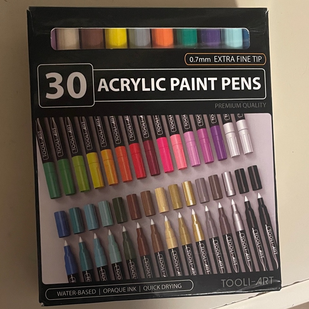 Tooli-Art Acrylic Paint Pens Set
